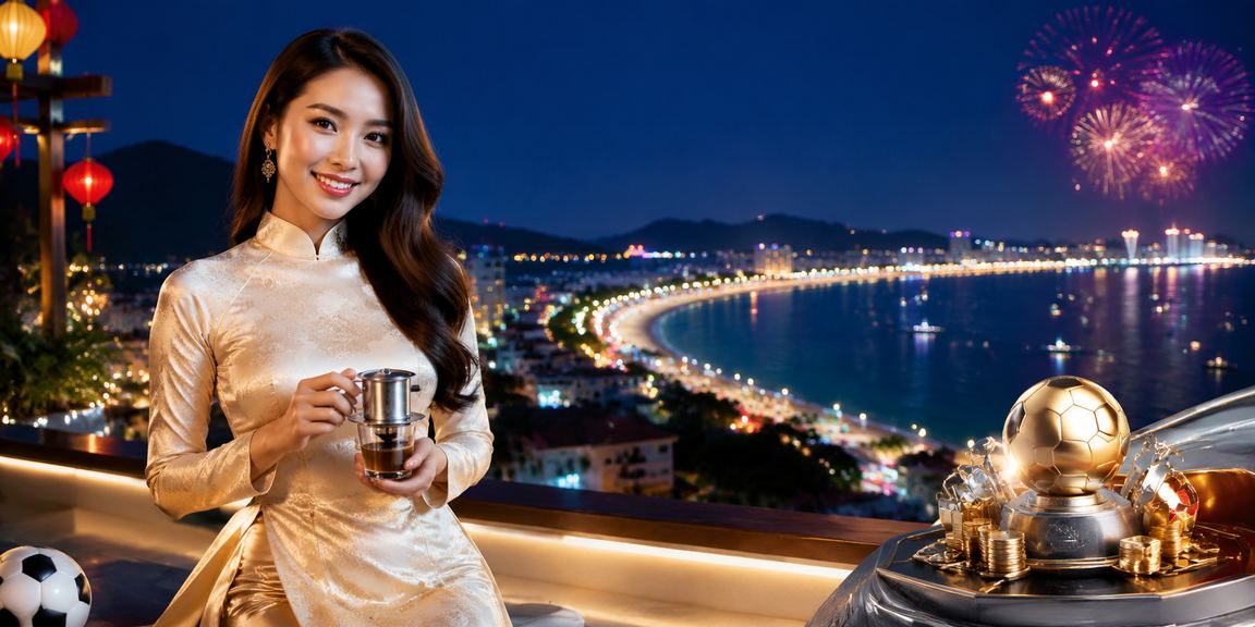 Người hâm mộ bóng đá cá cược trực tuyến tại Nha Trang mặc áo dài truyền thống